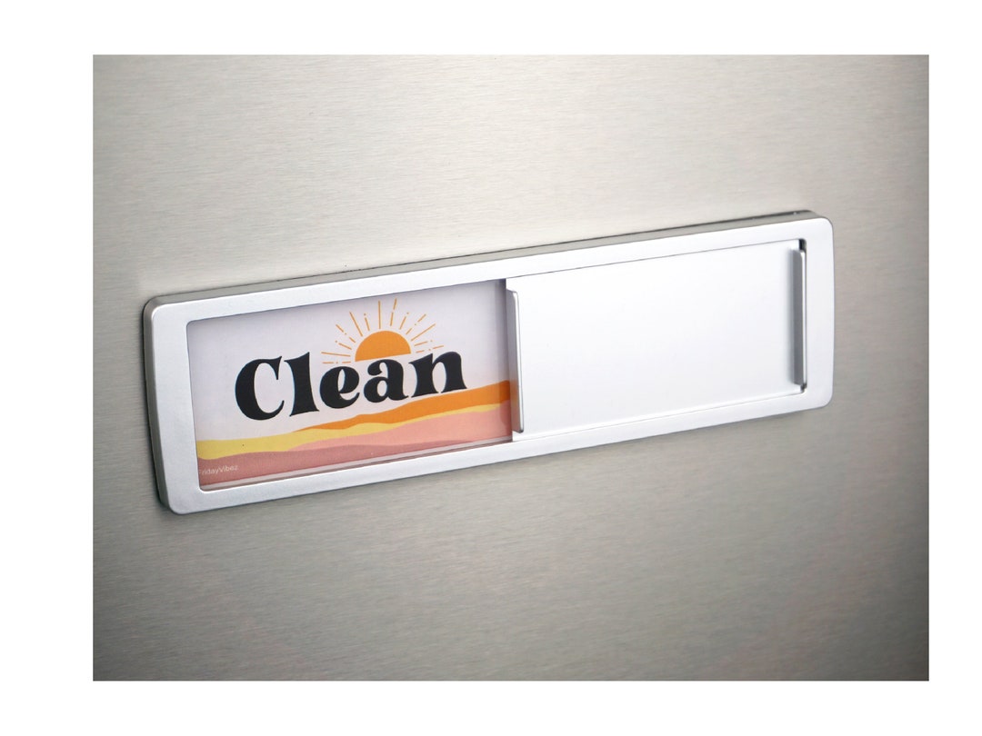 Boho Clean Dirty Dishwasher Magnet: Kitchen Slider Indicator - Etsy