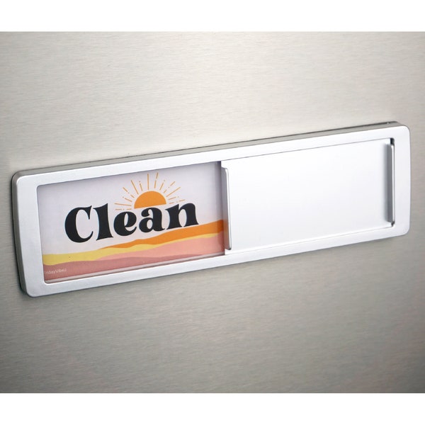 Clean Dirty Dishwasher Slider Magnet Boho, Strong Clean Dirty Magnet for Dishwasher, Universal Dirty Clean Dishwasher Magnet for Kitchen