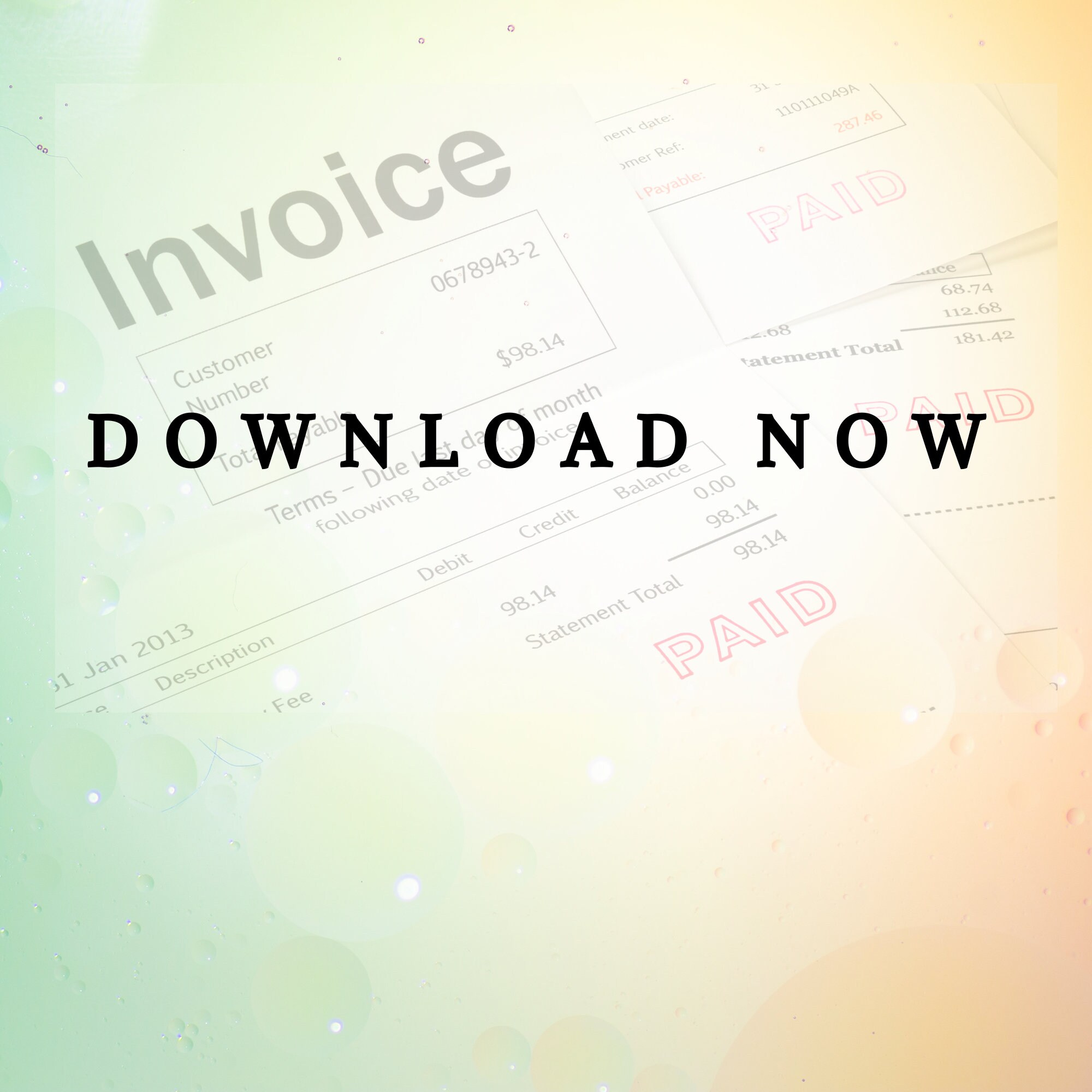 Plantilla de recibo recibos de efectivo descarga de - Etsy México