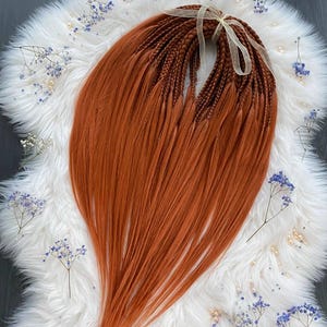 Auburn Ombre Braids: Double Ended Synthetic Hair Extensions