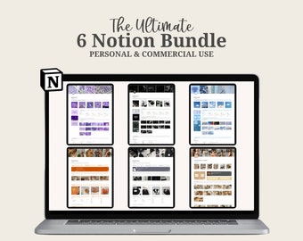 Notion PLR Template Bundle, Business Planner, Project Organizer, Sell Template, Project Planner, Life Planner Dashboard, Done for you