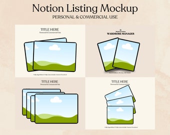 Maquete de listagem de noções de PLR | Modelo Canva | Planejador para impressão | Download instantâneo | Layout personalizável | Organizador de negócios | Guia de noções