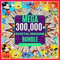 300,000+ Funny Cartoon Mega Bundle, Cartoons Clipart, Sublimation Design, Cartoon png, Retro Png Files, Cartoon Characters, T Shirts Design product logo