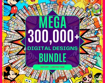 300,000+ Funny Cartoon Mega Bundle, Cartoons Clipart, Sublimation Design, Cartoon png, Retro Png Files, Cartoon Characters, T Shirts Design