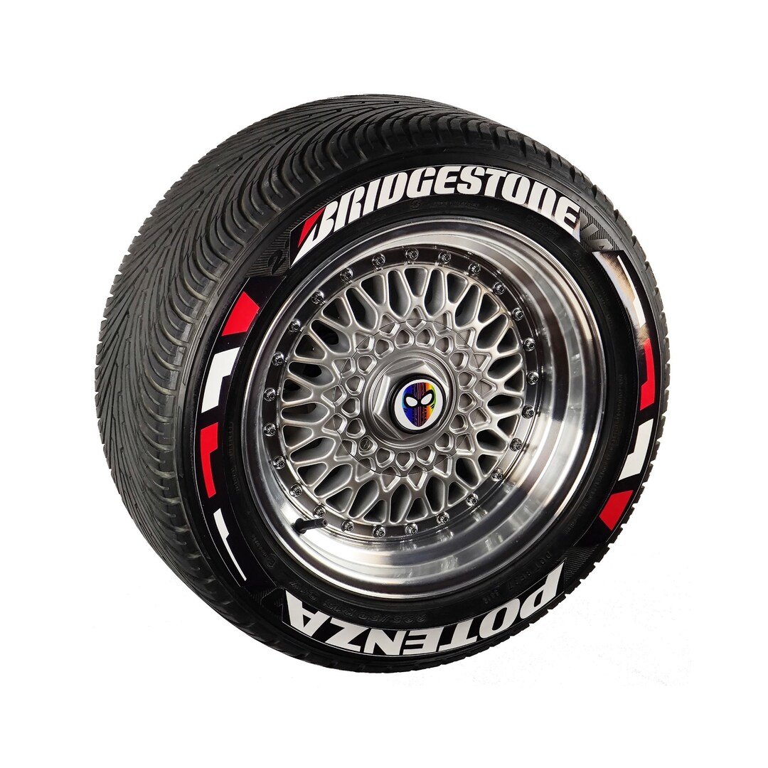 Bridgestone Aesthetic Stickers for Tire Modern Car Decals Etsy