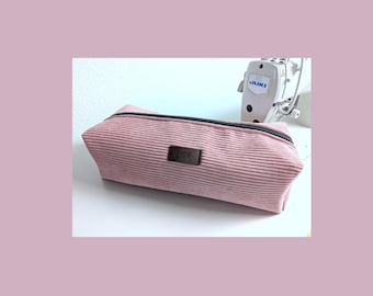 Bolsa de pana para herramientas de peluquería: estuche de viaje para Dyson, rizador y bolsa para herramientas de peluquería, hecha a mano.