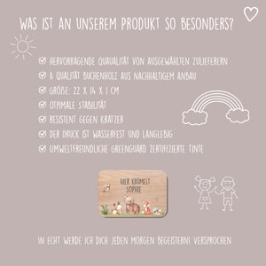 Ontbijtplank gepersonaliseerd kinderen, ontbijtplank, houten plank gepersonaliseerd, verjaardagscadeau, kerstcadeau afbeelding 3