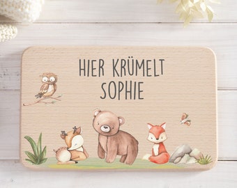 Ontbijtplank gepersonaliseerd kinderen, ontbijtplank, houten plank gepersonaliseerd, verjaardagscadeau, kerstcadeau