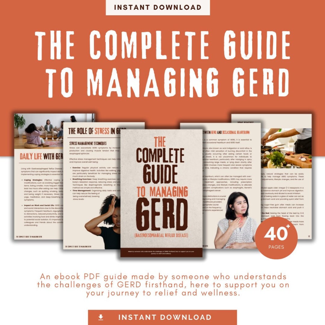 The Complete Guide to Managing GERD Pdf Ebook GERD Diet Acid Reflux ...
