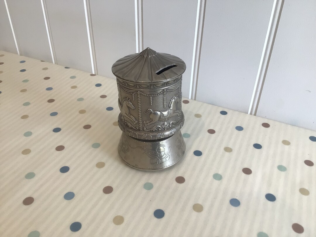 1960s Musical Silver Plated Money Box Etsy