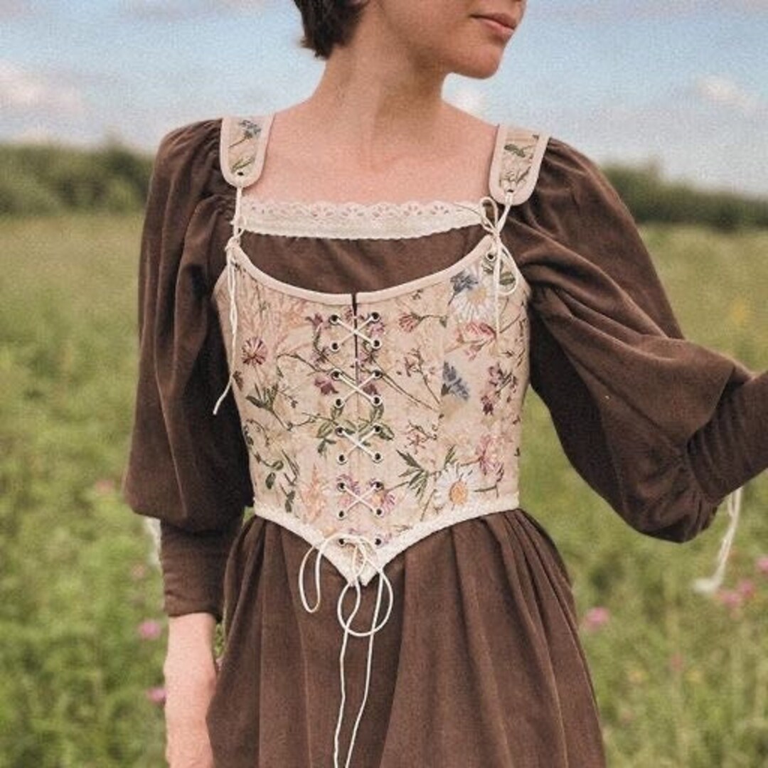 Cottagecore Corset Etsy