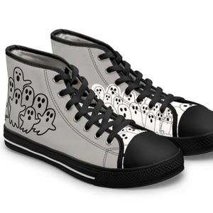 Ghost High Top Sneakers: Gruselige Halloween Schuhe