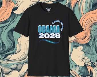 Obama 2028 "I guess we can" Third Term T-Shirt: Political Humor Tee