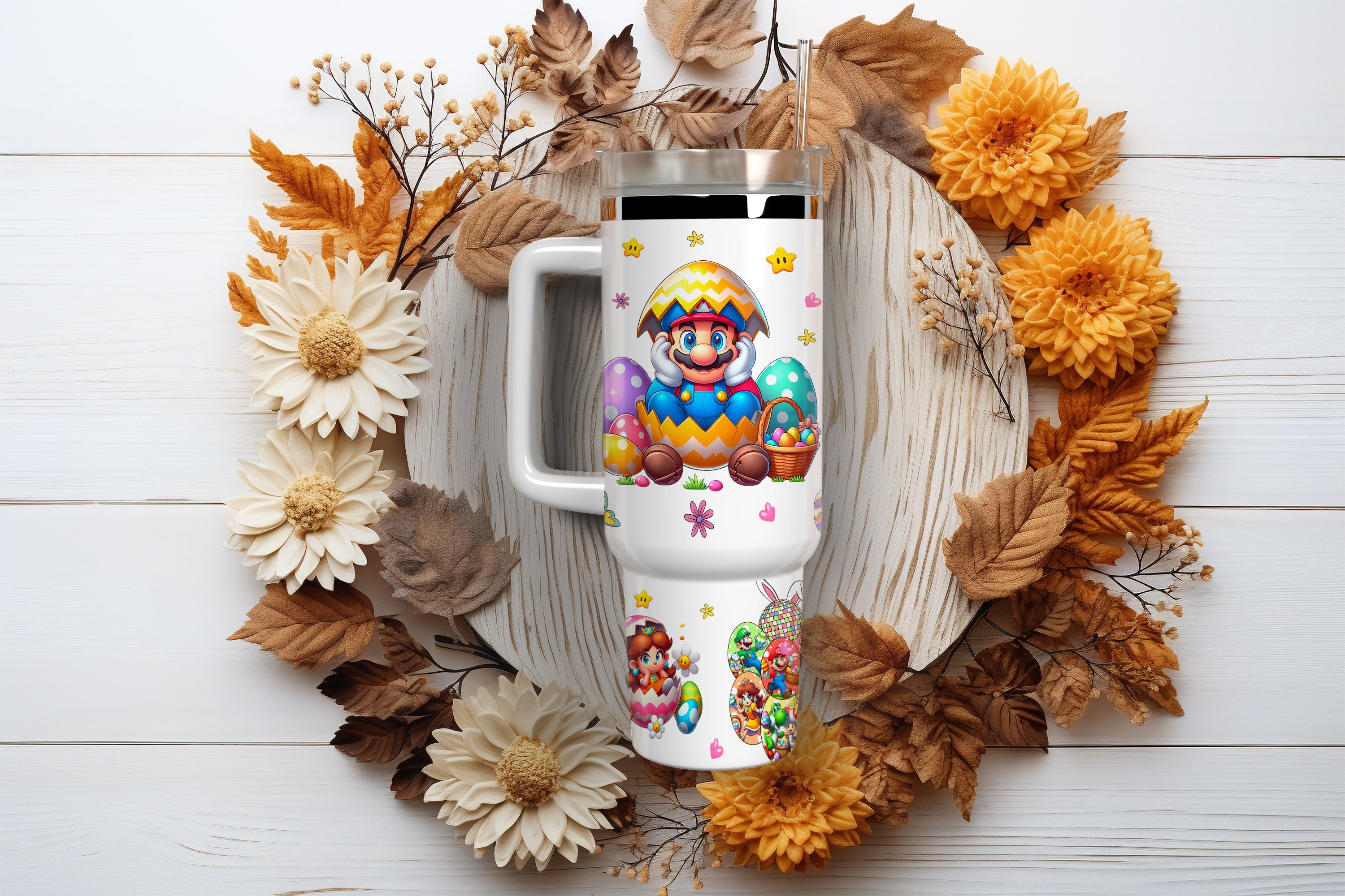 Cartoon 40oz Tumbler Wrap Png, Cartoon Characters 40 oz Tumbler