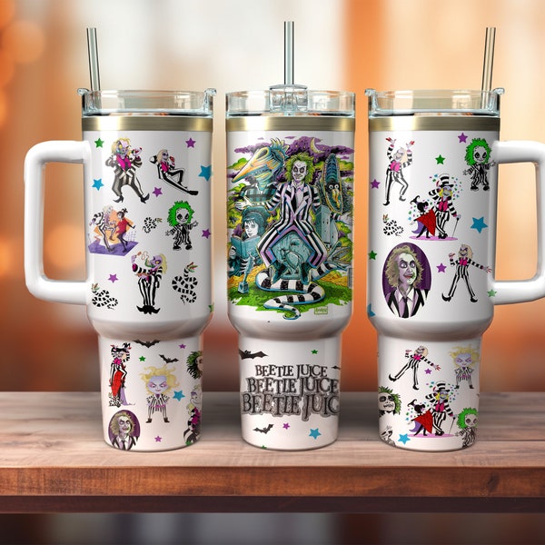 Movie Characters 40oz Tumbler Wrap Png, Halloween Characters 2 pieces 40 oz Tumbler Png, Villains 40oz Tumbler Png Sublimation Designs