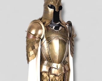 Medieval Full Suit of Armor | Wearable Steel Kingsguard Knight Armor | LARP Cosplay Costume | Handmade Medieval Armour for Reenactmen