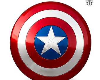Metal captain america shield replica – avengers movie cosplay shield – handmade steel superhero shield