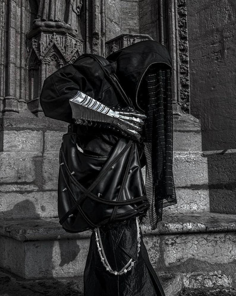 Ringwraith nazgul silver gauntlets | handmade medieval steel gauntlets | fantasy dark knight armor | larp cosplay battle gloves image 4
