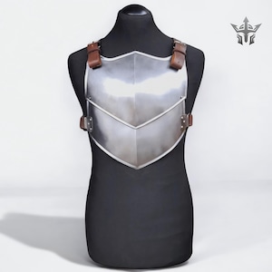 Medieval Steel Chest Cuirass Armor – Fantasy Cosplay Breastplate for LARP, Renaissance Faire, Costume & Reenactment