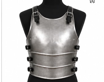 Mittelalterliche Kürass-Rüstung für Frauen, handgefertigte Ritter-Brustplatte, LARP Cosplay Brustplatte