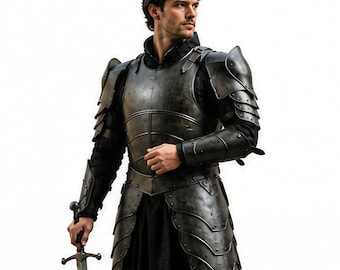 Medieval Full Body Armor Suit, Knight Steel Armor, LARP Costume, Crusader Armor Set, Gothic Plate Armor, Cosplay Armor, Handmade Steel Suit