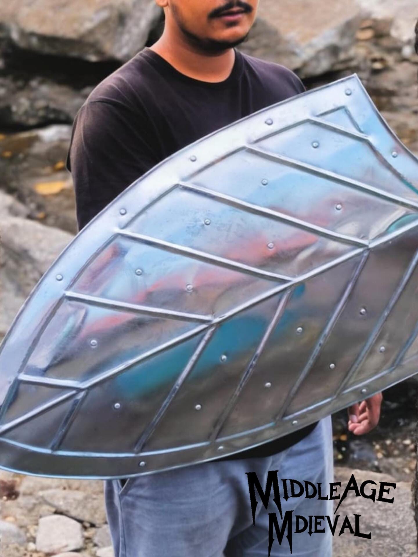 Middeleeuws ridder spits schild voor middeleeuws ridder kostuum ~ ~ Larp re-enactment cosplay hitteschild beste voor cadeaus