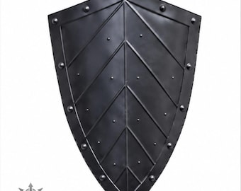 中世騎士の尖った盾 | LARP 再現コスプレ ヒーター シールド | 機能的