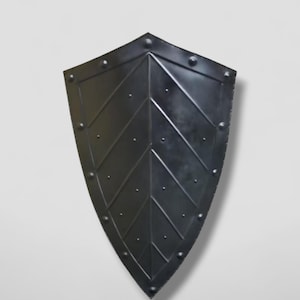 Medieval Knight Heater Shield - LARP Reenactment, Cosplay Armor, Pointed Shield For costumes & Gifts&quot;