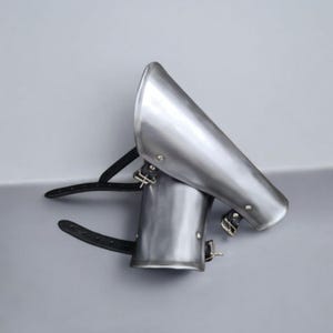 Handmade Steel Bracers for Cosplay – LARP Warrior Arm Guards | Custom Fit, Medieval Armor