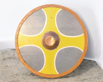 Viking Shield Medieval Battle-Ready Shield Wooden Shield Home Decoration Items