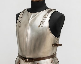 Medieval French Cuirass Breastplate | Handmade Steel Knight Armor | Gothic Chest Plate | LARP Costume | Renaissance Armor