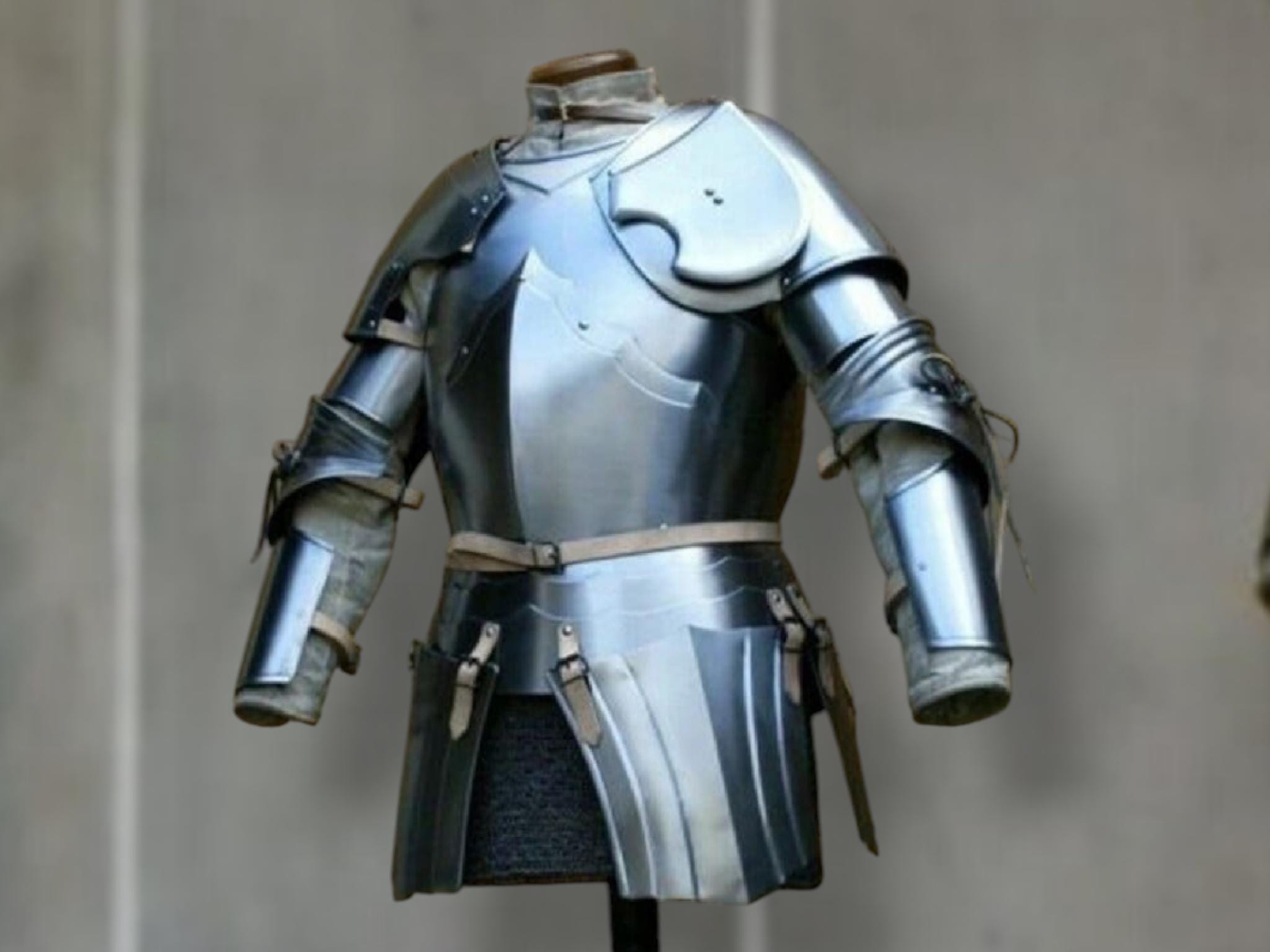 Medieval Knight Half Armour Suit | Handmade Steel & Leather Armor | Renaissance Cosplay costume"