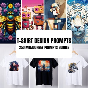 T-shirt Designs Midjourney Prompts, Midjourney Prompt, AI Art, Midjourney AI Art, Digital Art, AI Generate, Midjourney tutorial