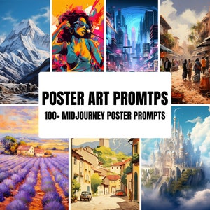 Poster Art Midjourney Prompts, AI Art, Midjourney Prompt, Midjourney AI Art, Digital Art, Digital Print