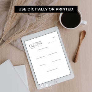2027 Planner Template in Beige with Extra Covers, Editable Canva Template, Aesthetic Minimalistic Daily Lifestyle Printable Calendar, MD0147 image 5