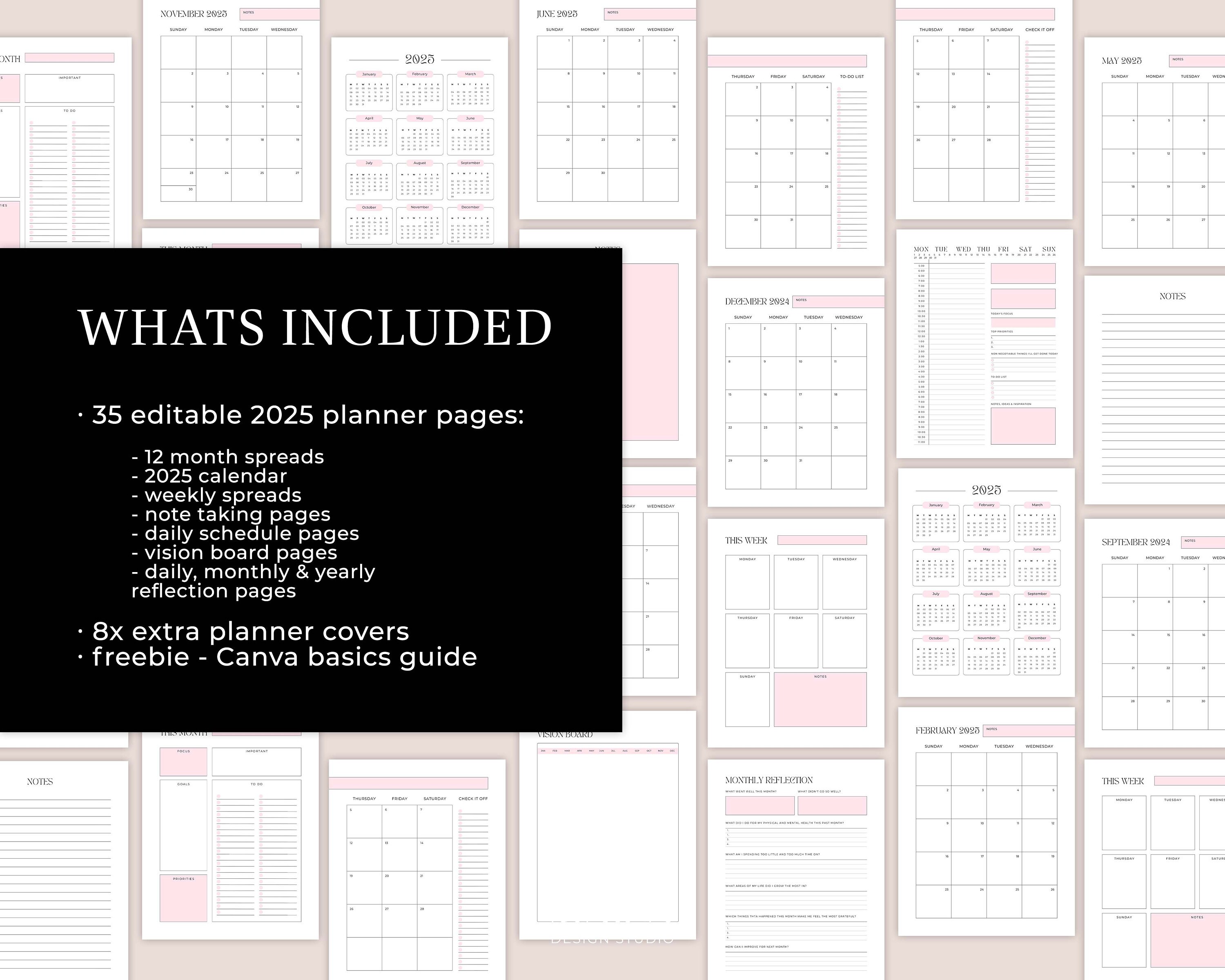 Customizable Planner Inserts