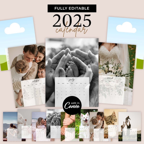 2025 Calendar - Etsy