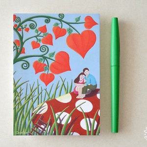 Carte postale "Les amoureux "
