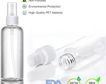 REFILLABLE SPRAY BOTTLE 100 ml/3.4oz, 1000 pcs