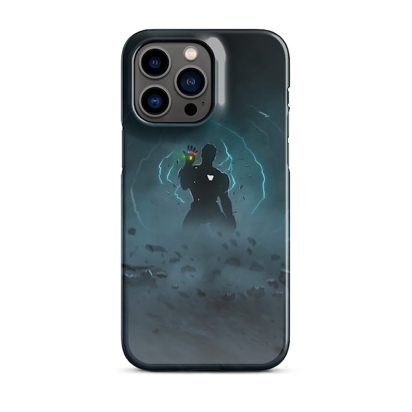 cool ironman thanos glove infinity stones phone case iphone