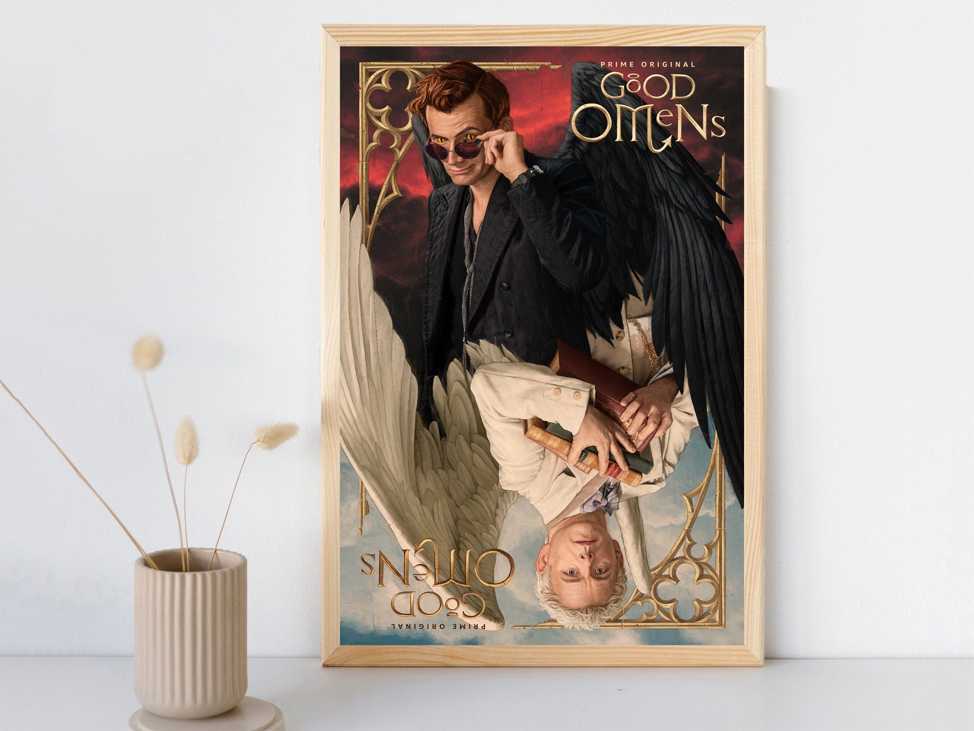 Good Omens: Aziraphale and Crowley Poster 8.5 X 11 Art Print Fanart Work, Good  Omens Season 2 -  Canada