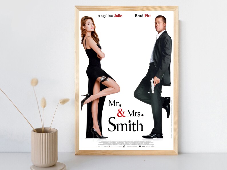 Mr and Mrs Smith Movie Poster 2023 Film/room Decor Wall Etsy