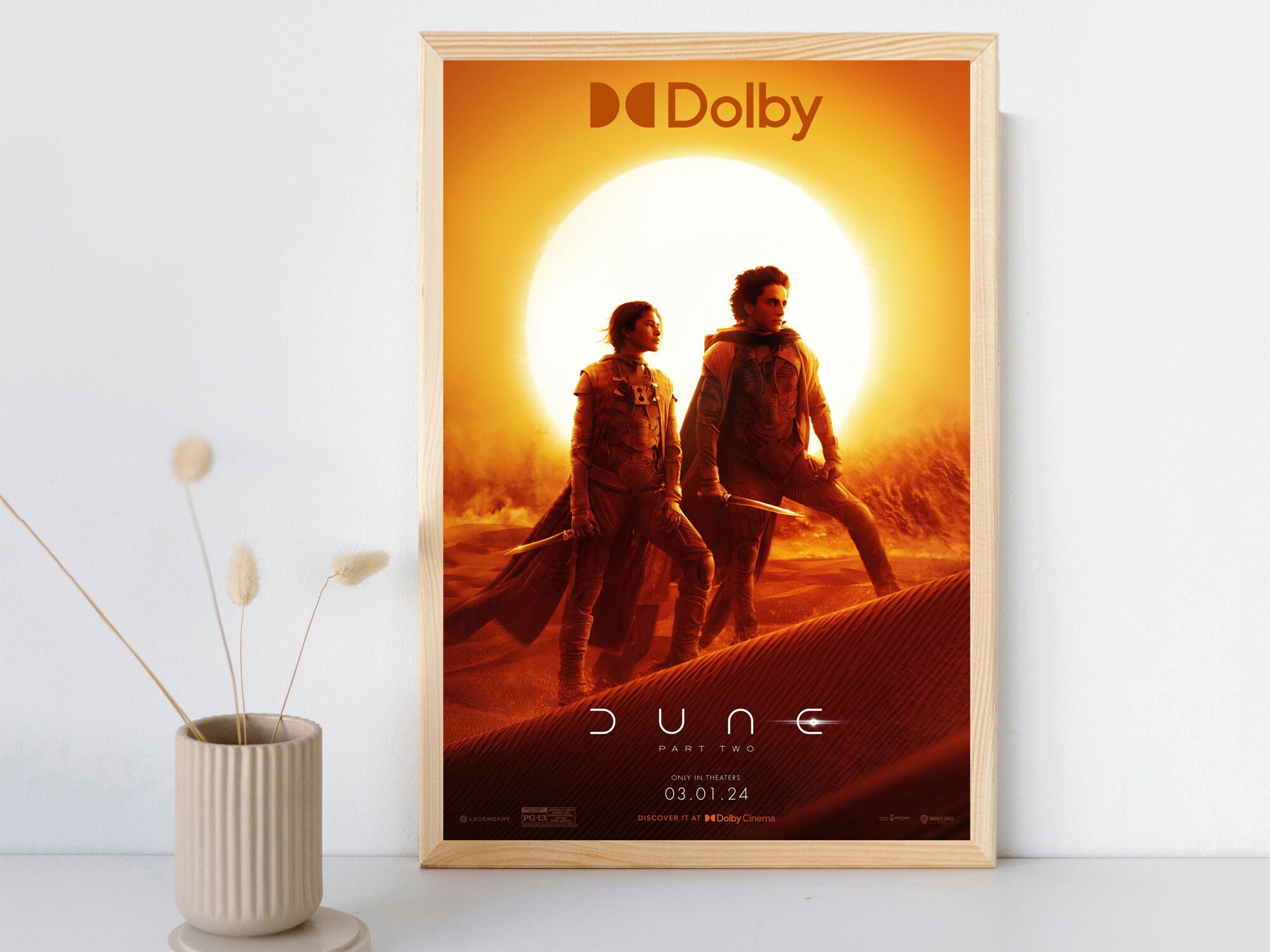 Dune 2 Poster, Dune Part Two Wall Art, Dune Movie Poster sold by Device ...