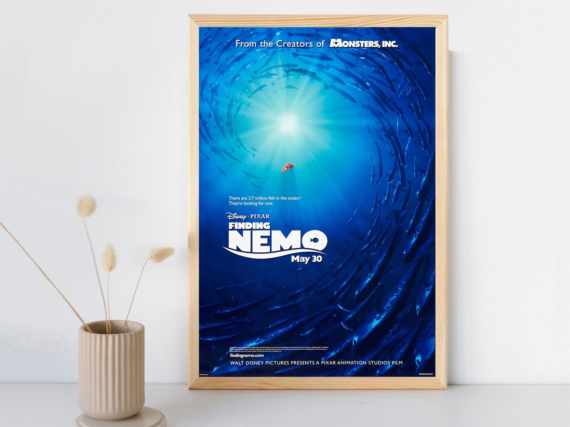 Finding Nemo Movie Poster 2023 Film room Decor Wall Art poster Gift Finding Nemo Movie Poster 2023 Film room Decor Wall Art poster Gift