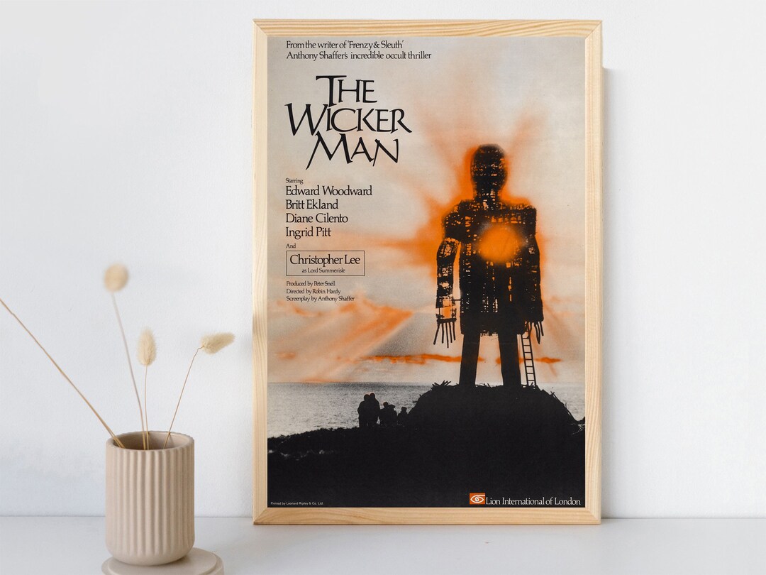The Wicker Man Movie Poster 2023 Film/room Decor Wall Art/poster Gift/canvas Prints Etsy