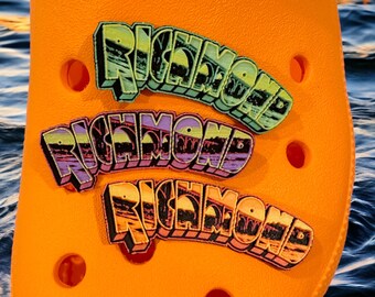 Encanto de zapato Richmond Croc, impreso en 3D - Puente de tren Virginia
