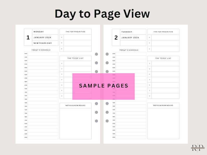 2024 Printable Planner ,diary Printable, and Fillable Sheets, PDF ...