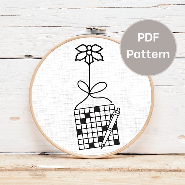 Personalized Crossword Puzzle Etsy