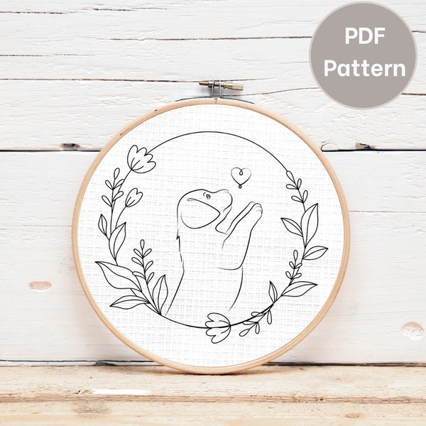 Dog embroidery design, Puppy embroidery, Labrador retriever embroidery pattern, printable design