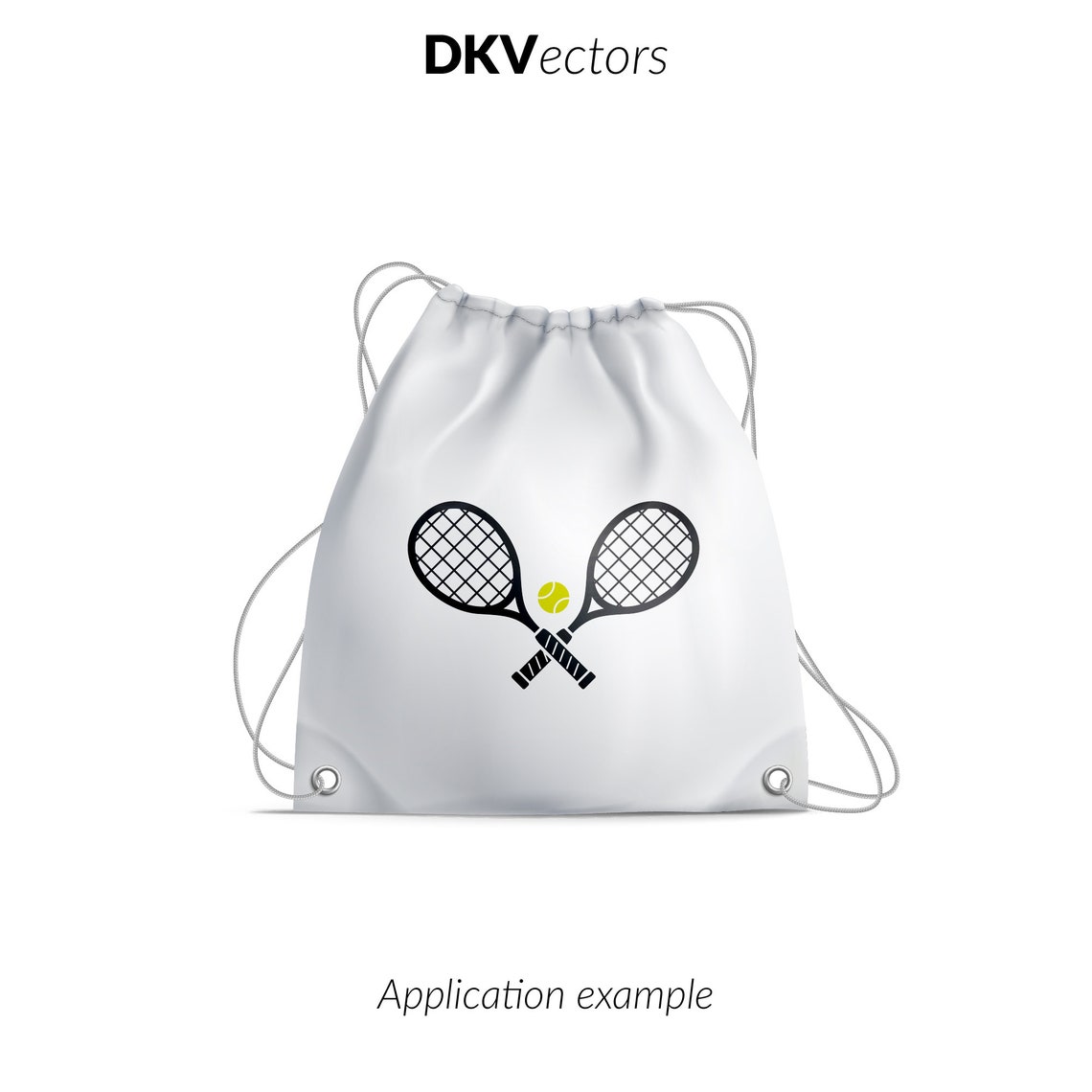 Tennis Racket SVG Instant Download .svg .dxf .png .eps .jpg for Shirts ...